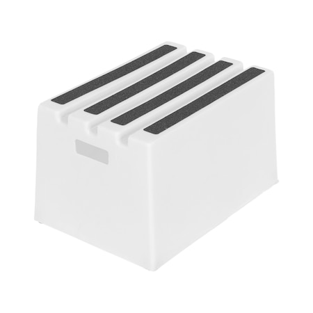 Vestil 1 Steps, 11.75 Overall Height, Plastic, White VST-1-WT